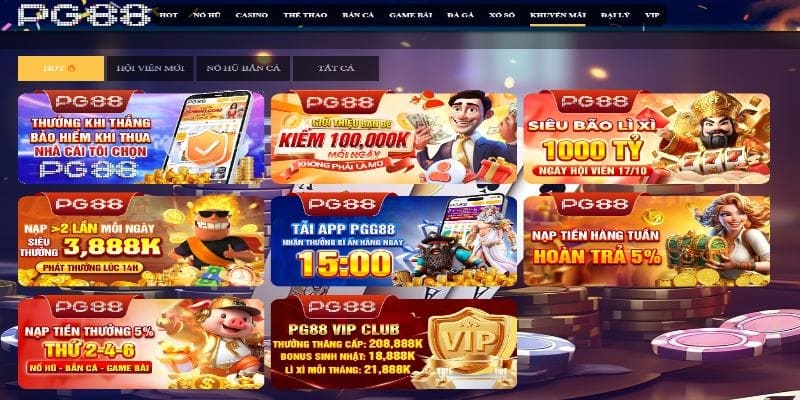 Giới thiệu PG88 với trải nghiệm game cá cược đỉnh cao